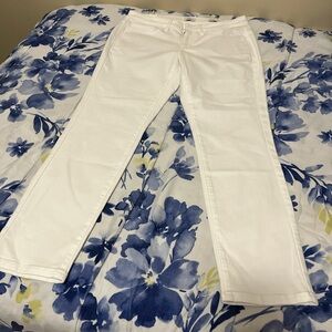 J. Jill Women's Bright White Straight Leg Jeans